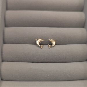 BONY LEVY - 14K Gold - Dolphin Stud Earrings